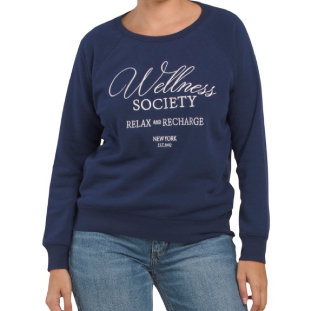 Wildfox Wellness Society Keely Raglan Sweatshirt